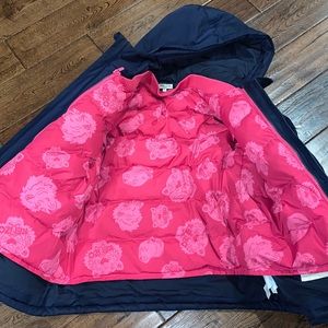 Kenzo Paris 2 in 1 girls Blue and pink coat